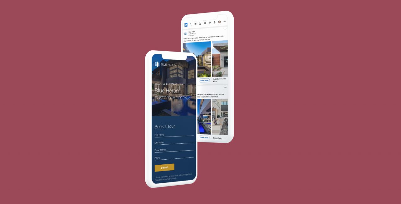 Blue Heron Luxury Homebuilder Website